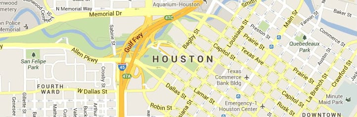 Houston-Texas-Map