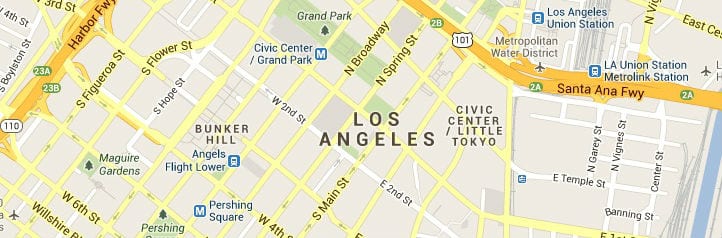 Los-Angeles-California-Map
