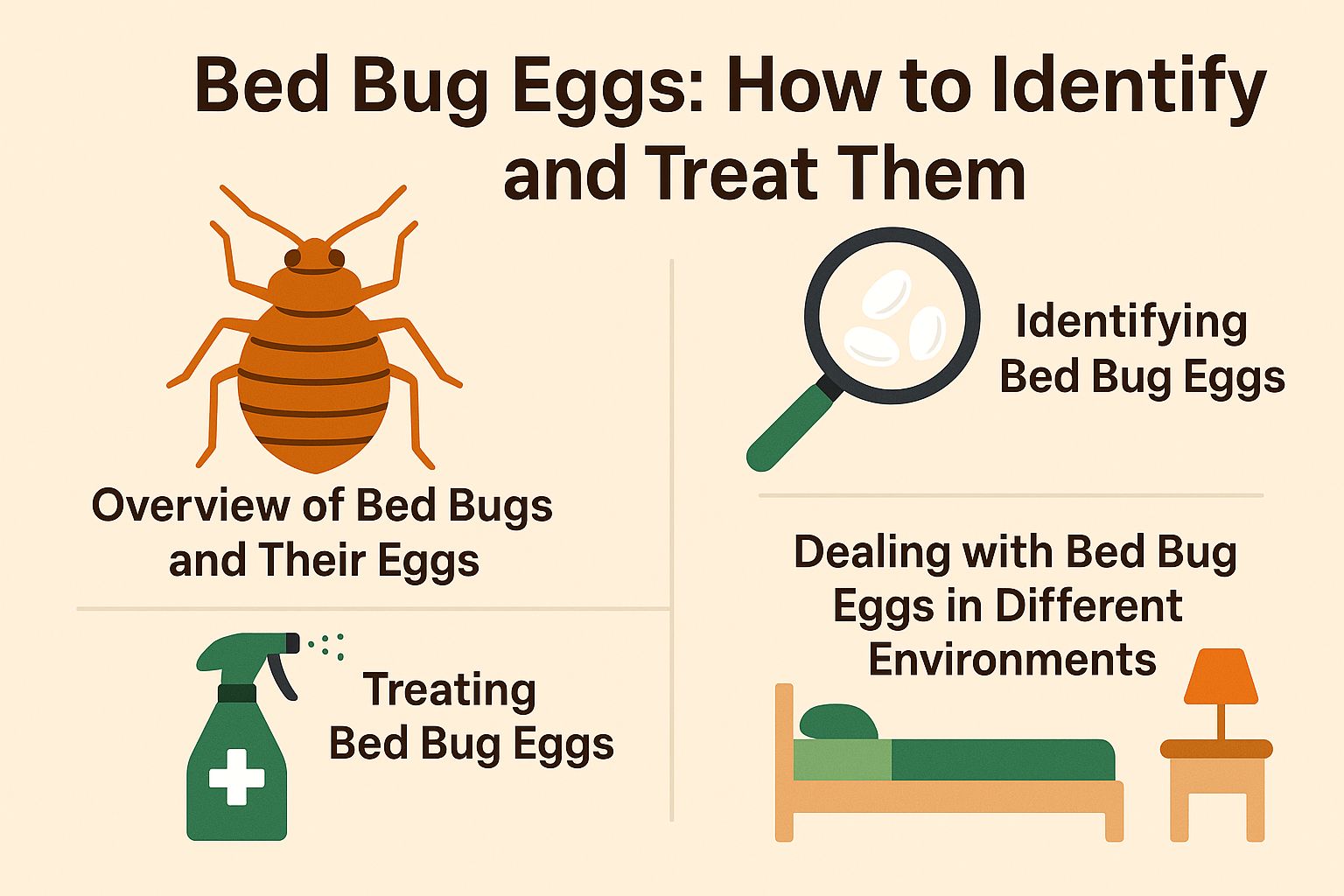 How to identify bed bug eggs