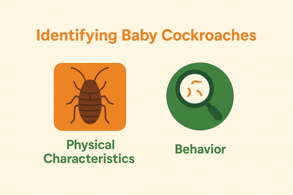 Identifying Baby Cockroaches