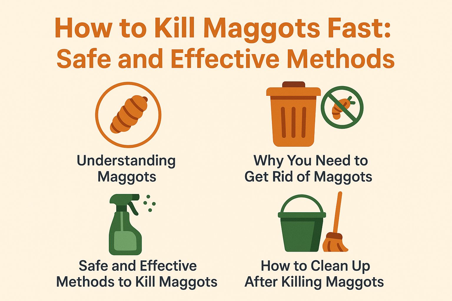 How to Kill Maggots