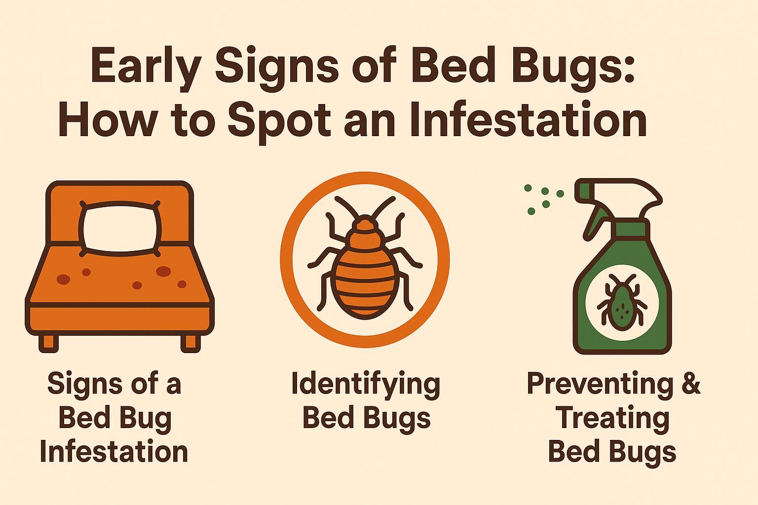  Signs of Bed Bugs