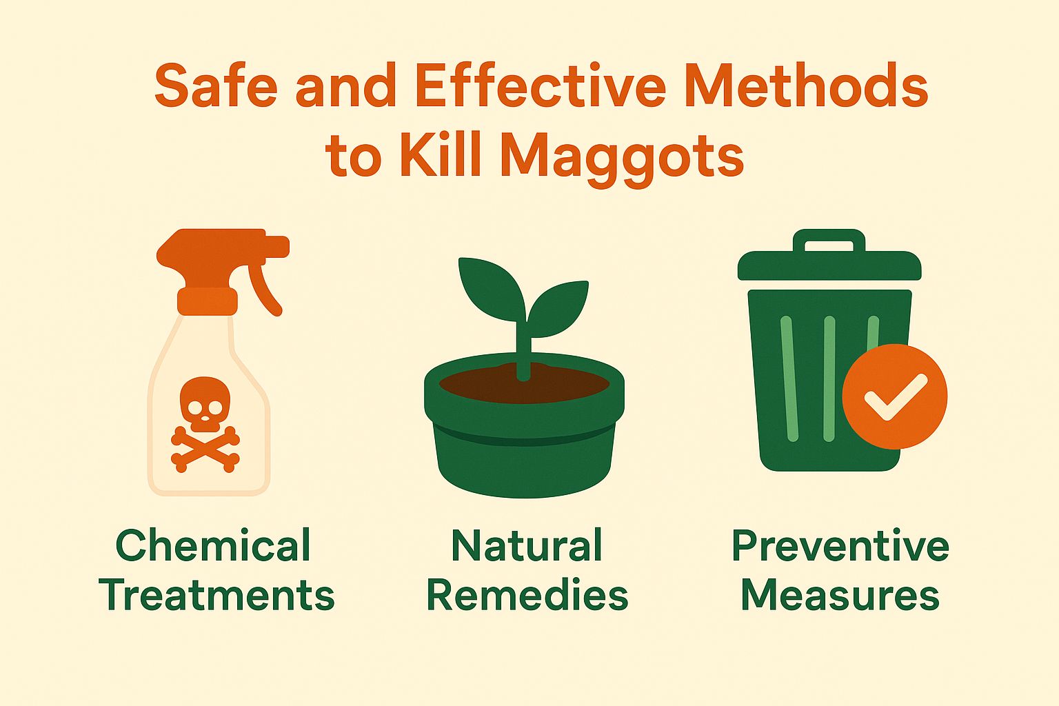 Safe and Effective Methods to Kill Maggots