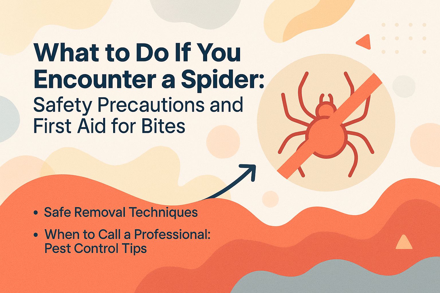 What to Do If You Encounter a Spider: Safety Precautions and First Aid for Bites